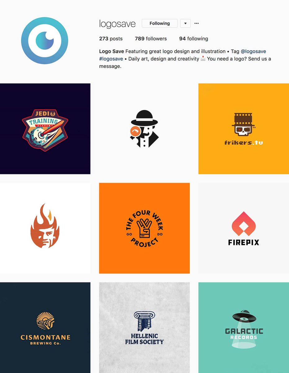 mylogowave's tweet photo. The 18 Best Instagram Accounts for Logo Design Inspiration https://t.co/bAIhMiX7Mh #LogoDesign #LogoWave #GraphicDesign https://t.co/1FYp8pNLqO