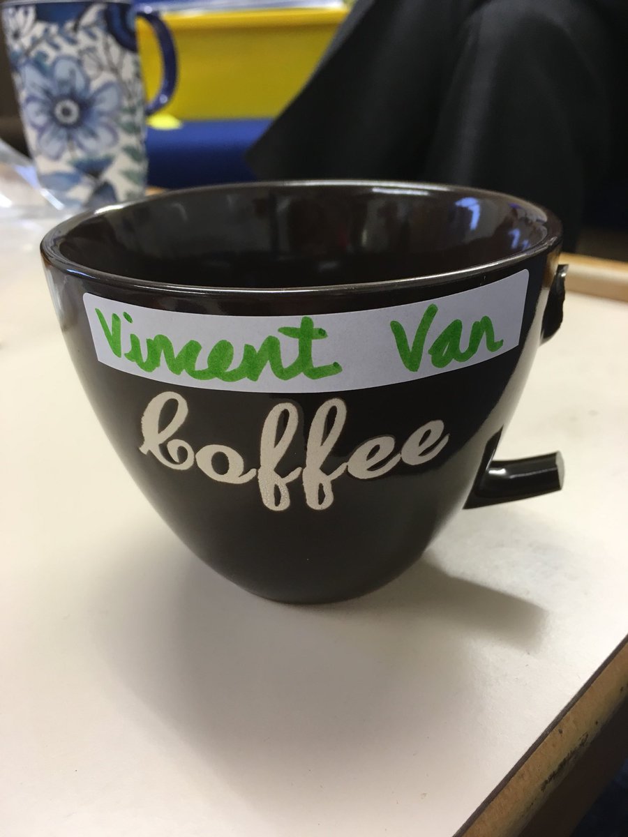 IamAndreaEllis's tweet photo. So I broke the ear of my mug today 😄 #vancoffee #VanGogh https://t.co/yoVXygOkHR