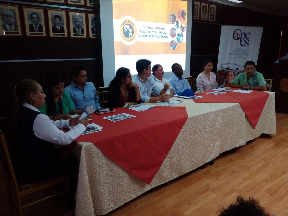 REUNIÓN DE TRABAJO CON AUTORIDADES PARA EL CUMPLIMIENTO DE LA HOJA DE RUTA DEL DECENIO AFRO