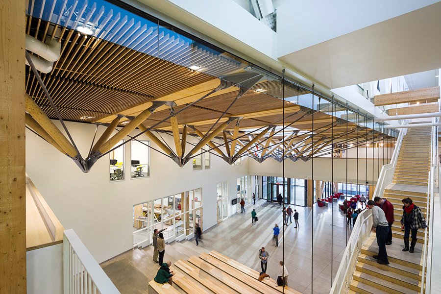 “Cross-laminated timber is a good alternative to concrete for large areas of walls and floors but with less weight, faster construction, and sustainability benefits” ow.ly/NdTn30i5oA0 #timber #sustainability #design