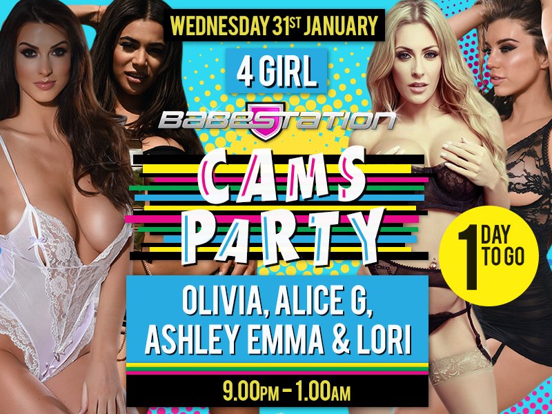 24 hours to go...⏰

4 Girl Cam Party 😈
@OliviaBerzinc 🔥
@xAliceGoodwinx 🔥
@AshleyEmmax 🔥
@OnlyLittleLori 🔥

TOMORROW TOMORROW TOMORROW. 📆 

https://t.co/yjyZIXbEzG https://t.co/790YRK1Qhb