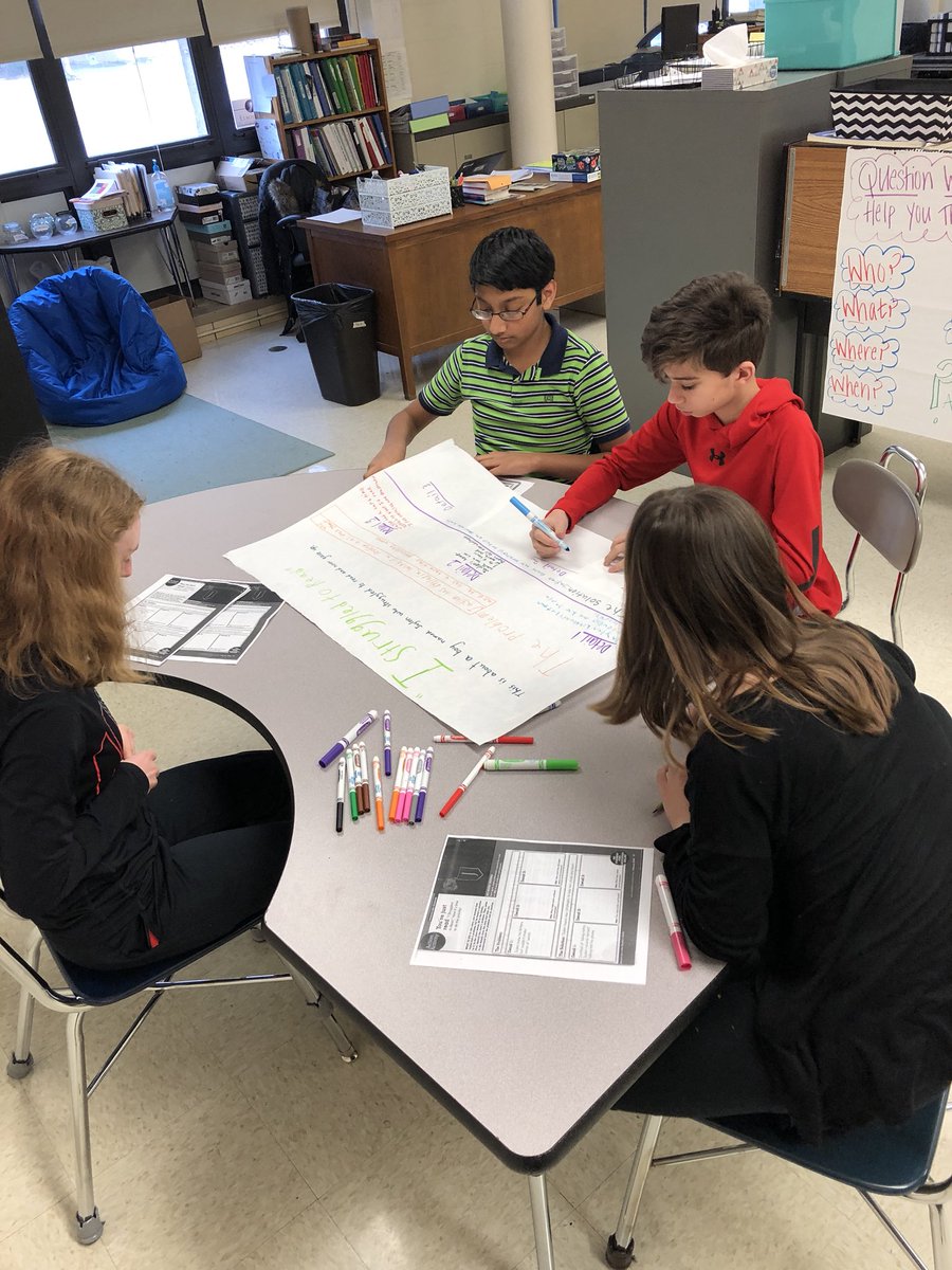 Working on problem and solution in Room 13!