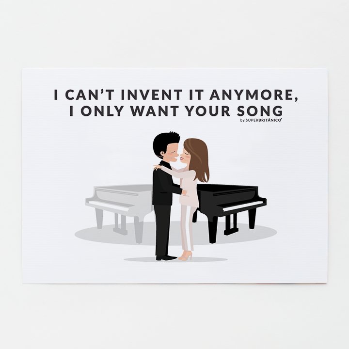 Superbritanico's tweet photo. Lo pones todo al revés cuando besas mi frente y descubro por qué. 🎹 #Almaia #OTDirecto31E 
👉🏻 Nuevo en https://t.co/aIrzw3UW3F. https://t.co/mDluNBHbB4