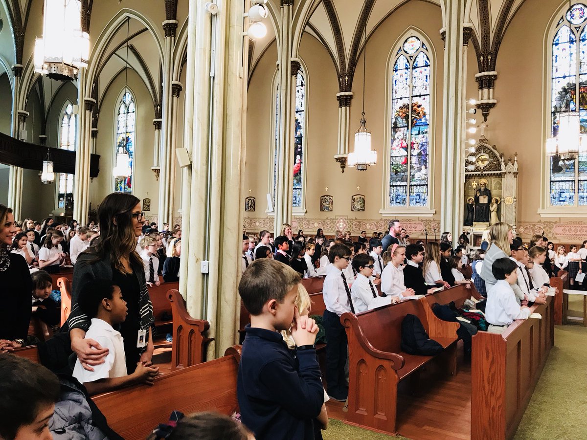 CardinalBCupich's tweet photo. It was wonderful to celebrate #CSW2018 with students and staff at Immaculate Conception-St. Joseph Parish (@icsjparish) today. https://t.co/uf5qyRsJce