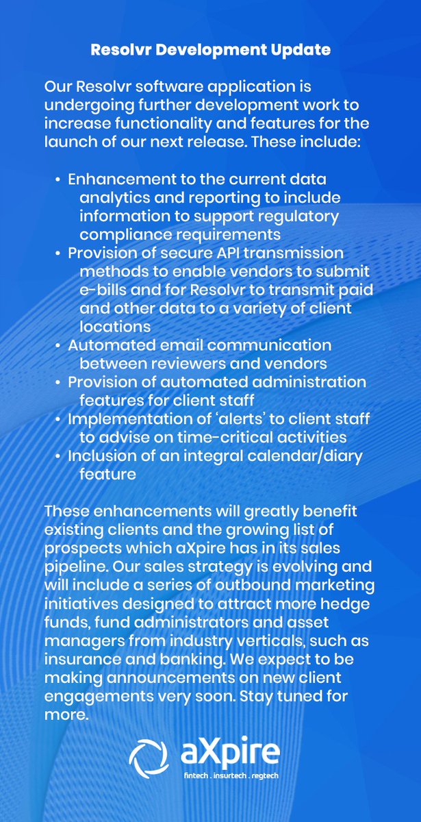 TryMoola's tweet image. Exciting updates from aXpire CEO Gary Markham! #aXpire #AXP