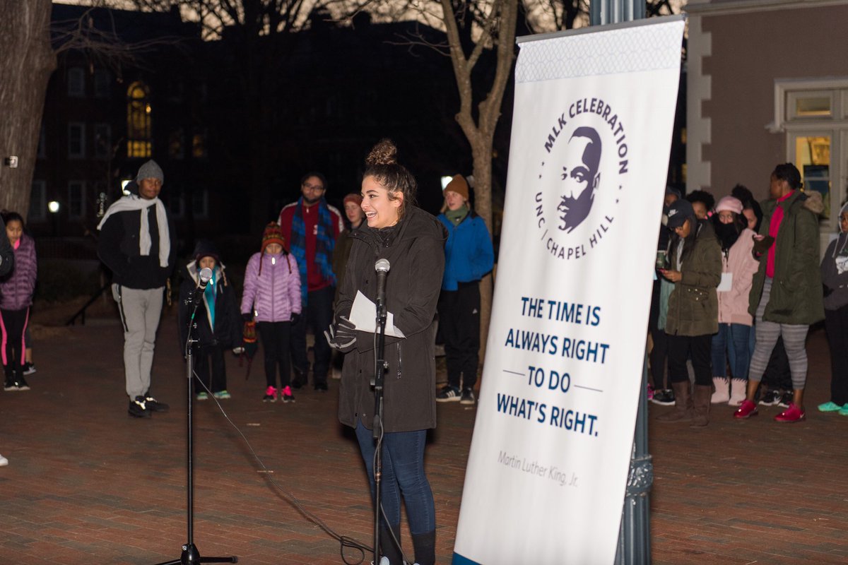 MLKCelebration's tweet photo. Thank you to everyone who participated in our MLK Week of Celebration! Here are some moments from our MLK 5k Day or Service. #MLKCelebration @CUAB @unc_bsm @HealthyGirls_ https://t.co/qPtqGg2nNy