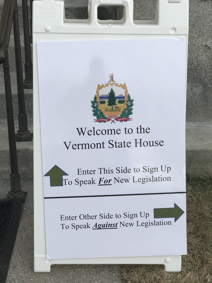 Public hearing on gun laws tonight. Story at 5:30 on <a href="/WCAX/">Channel 3 News</a> #vtpoli