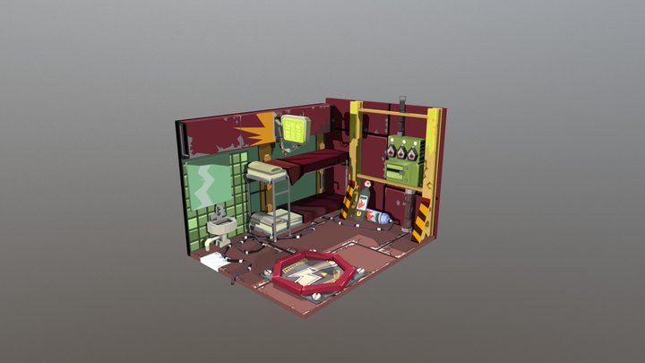 Challengue for <a href="/blendtuts/">Oliver Villar</a> and <a href="/GamesFinalboss/">🐻LumbearJack🪓</a> #b3d artstation.com/artwork/n9RQ4