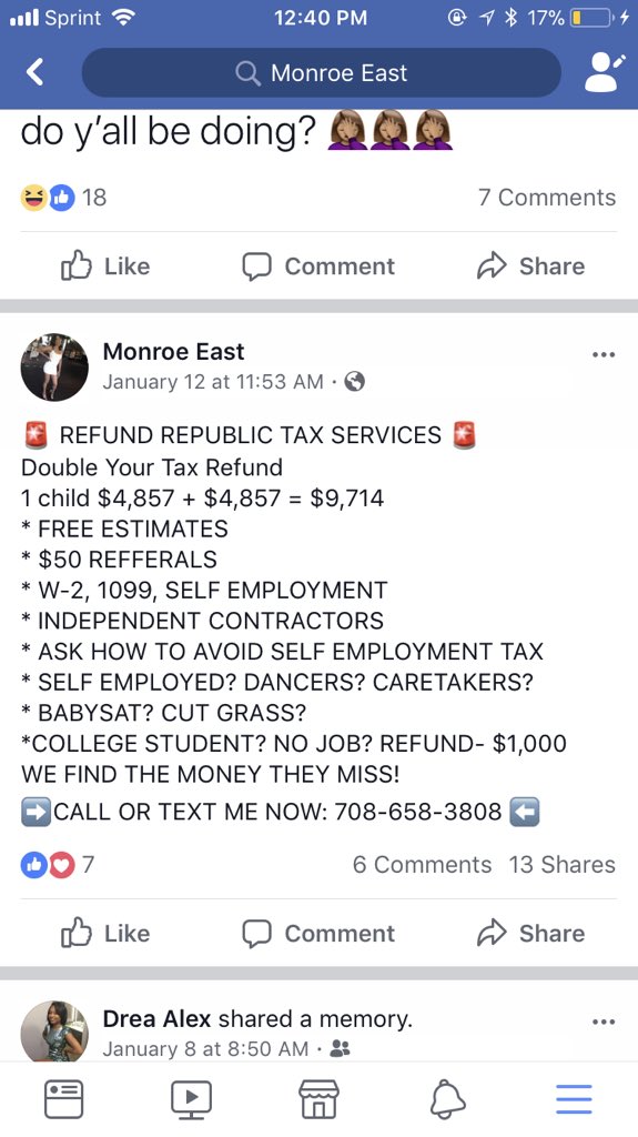 TianaKen_'s tweet photo. #TaxSeason #FileWithMe 7086583808 for a free estimate! https://t.co/Xcp3njS3Ka