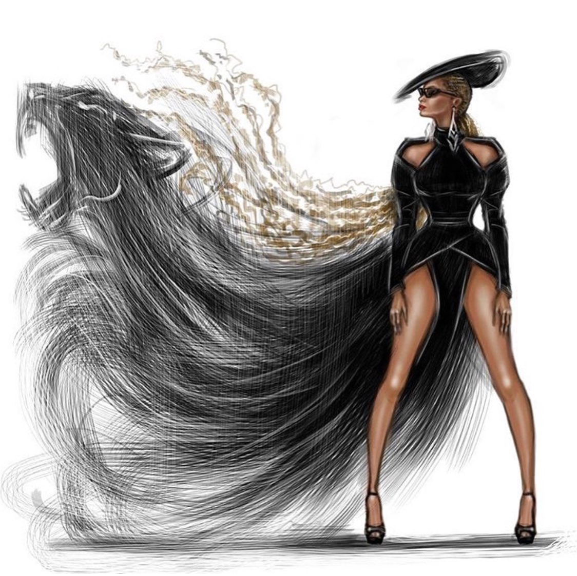 King Bey 🖤 Artwork by <a href="/shamekhbluwi/">Shamekh AlBluwi</a> 😍