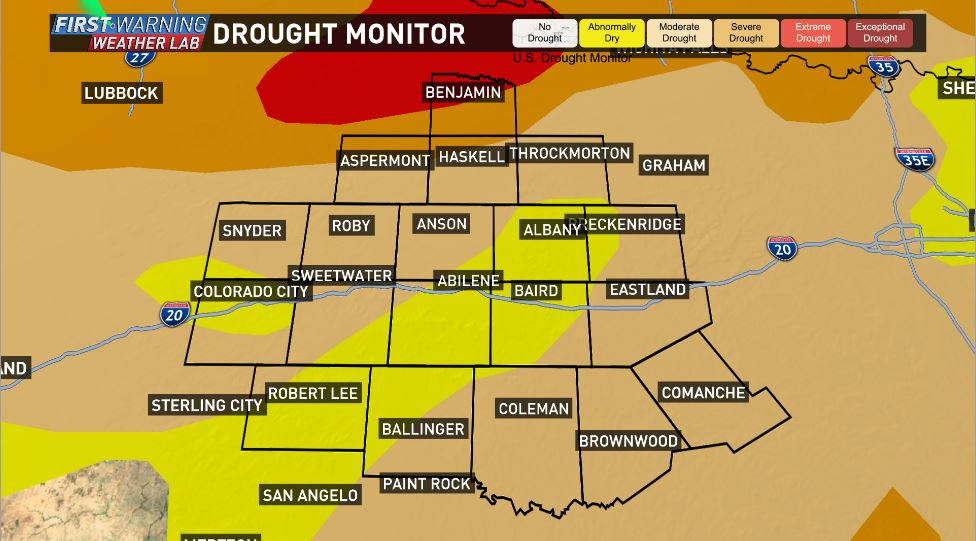 MalikonTV's tweet photo. Most of the Big Country has been under a Fire Weather Watch. It is set to be over at 6pm today, but dry conditions will continue. When will we see some rainfall? Join me tonight at 6 and 10pm for the answer! #Fox15 #TXWX https://t.co/ykInAoTC8K