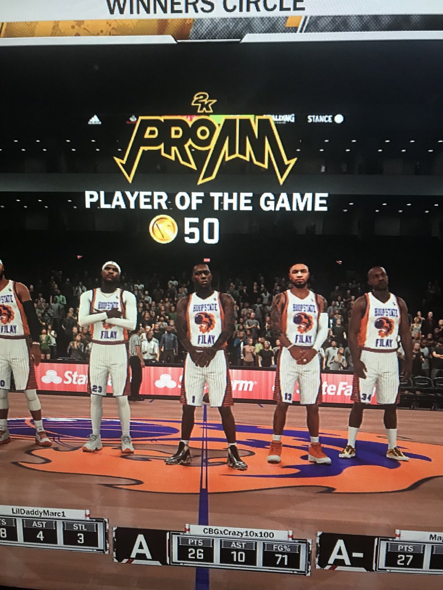 CBGxCrazy10x100's tweet image. Just a few stats 💪🏽😎 39Pts 15Assists 6Rebounds youtu.be/SR3v6dzve9o
@NBA2KLeague @WizardsDG @BucksGG @MavsGG @HeatCheckGaming @blazer5gaming @Keiranthil @langwhitaker @RogerCaneda @WarriorsGaming @Pacers_Gaming @CLTXGaming @NBA2KGLEAGUE @CavsLegionGC @PistonsGT @Ronnie2K