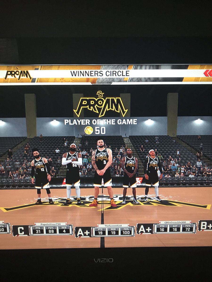 CBGxCrazy10x100's tweet image. Just a few stats 💪🏽😎 39Pts 15Assists 6Rebounds youtu.be/SR3v6dzve9o
@NBA2KLeague @WizardsDG @BucksGG @MavsGG @HeatCheckGaming @blazer5gaming @Keiranthil @langwhitaker @RogerCaneda @WarriorsGaming @Pacers_Gaming @CLTXGaming @NBA2KGLEAGUE @CavsLegionGC @PistonsGT @Ronnie2K