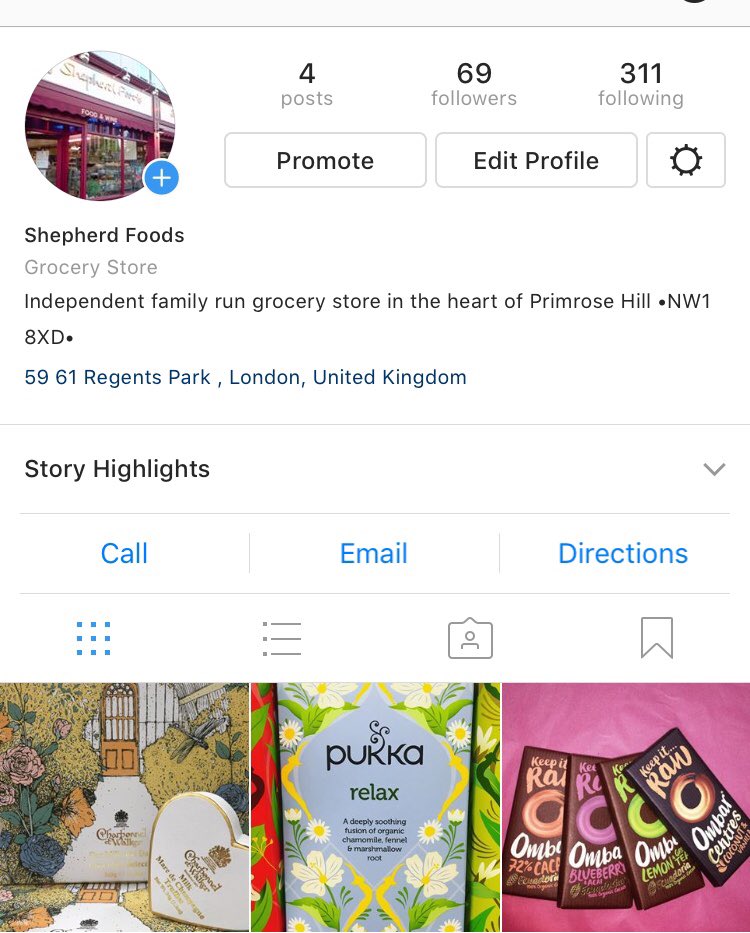 We are know on Instagram as well. Find us as “shepherdprimrosehill”