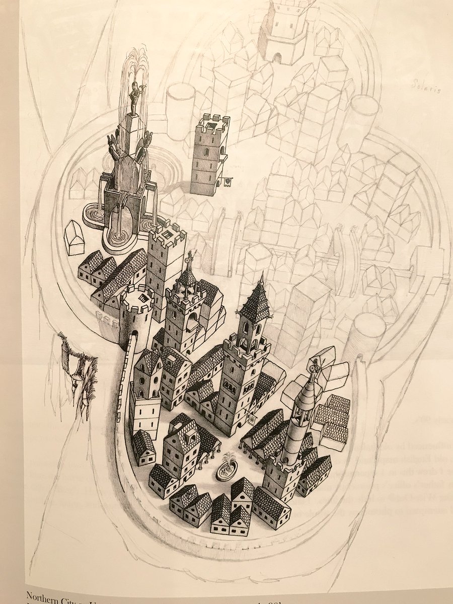 stefandwarven's tweet image. A page from my Map Book...my first musings of the City of Gnomes in the Canyons of the Gods- Mythras! #mythras #dwarvenforge #mapbook