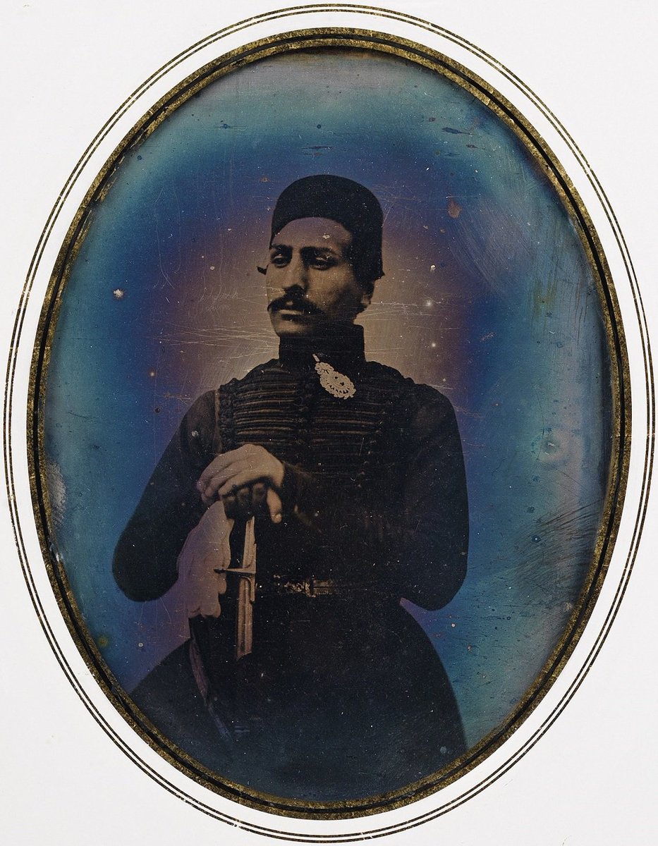 Ibrahim Edhem Pasha
Grand Vizier 1877-78

born in Chios and adopted by Koca Mehmet Hüsrev Pasha; served in many offices incl. Foreign Affairs &amp; Interior Minister, Ambassador to Berlin &amp; Vienna. He is the father of painter Osman Hamdi Bey

#Daguerreotype photo, Carlo Naya 1855