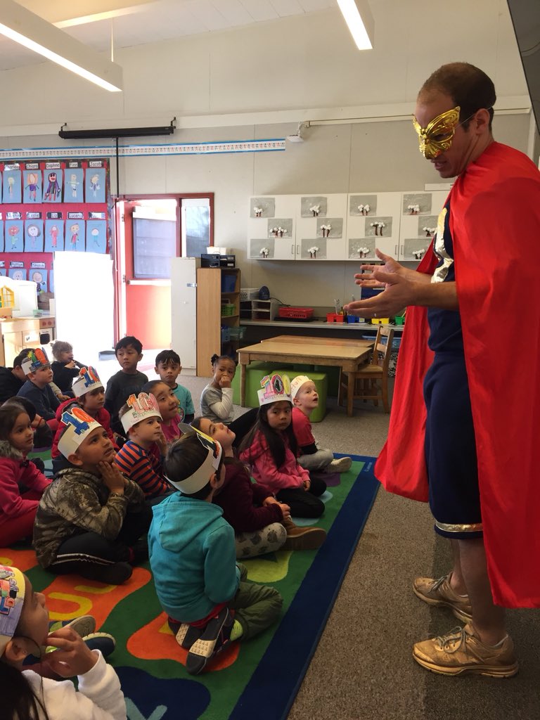 Ms_Schlueter's tweet photo. Celebrating the 100th Day of TK and learning about the importance of joining numbers together with Zero the Hero! @mckmustangs https://t.co/KJ6iC0rnJP