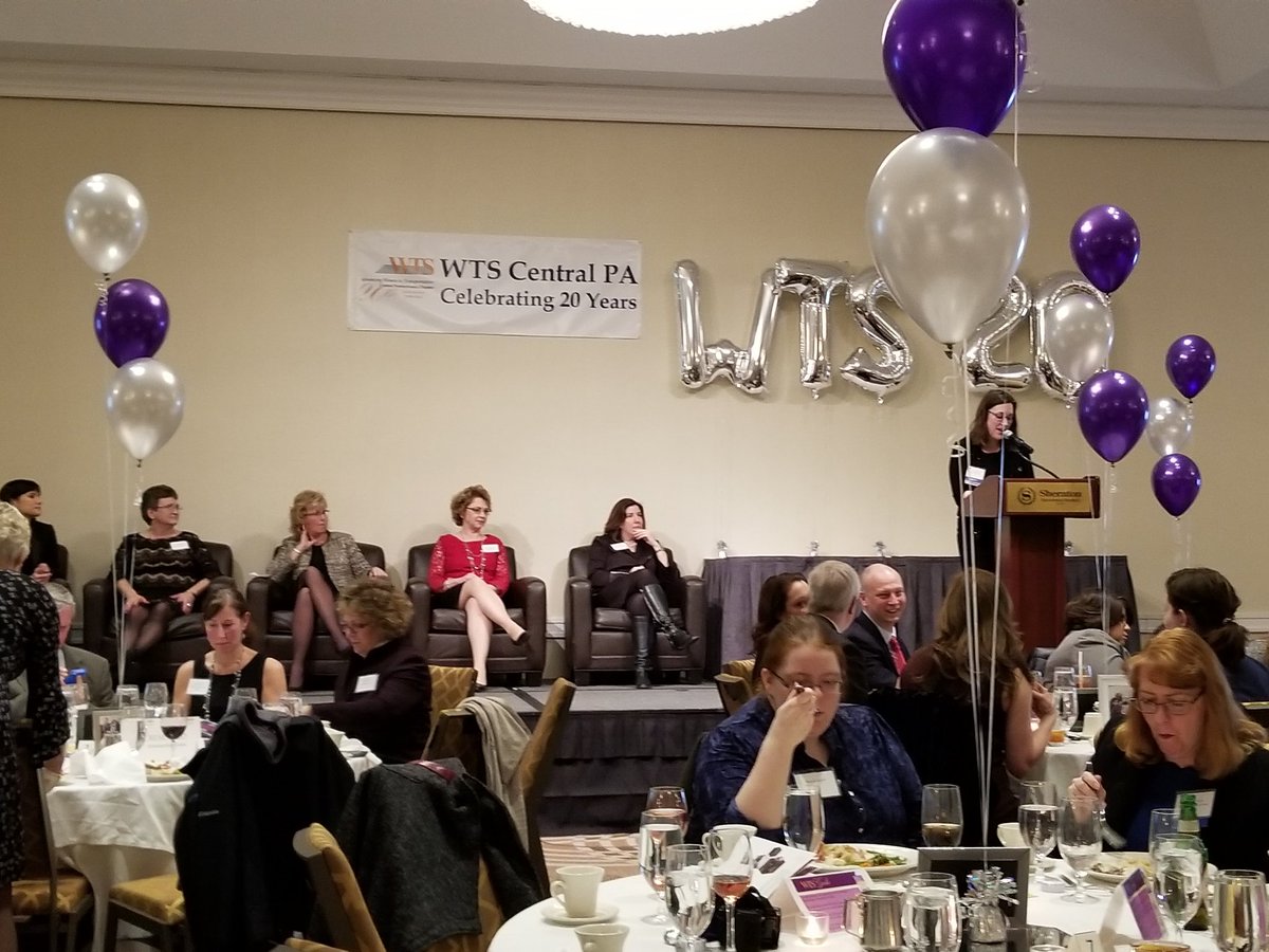 ntmeng's tweet photo. Our own @emmaleebee presenting the Keynote Panel at the @WTSCentralPA Awards Gala! @SecRichards https://t.co/DOCW8bJKkG