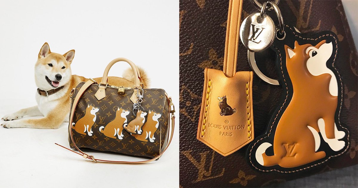 Hypebae on X: You can now customize your @LouisVuitton bag with a Shiba  Inu hot stamp.   / X