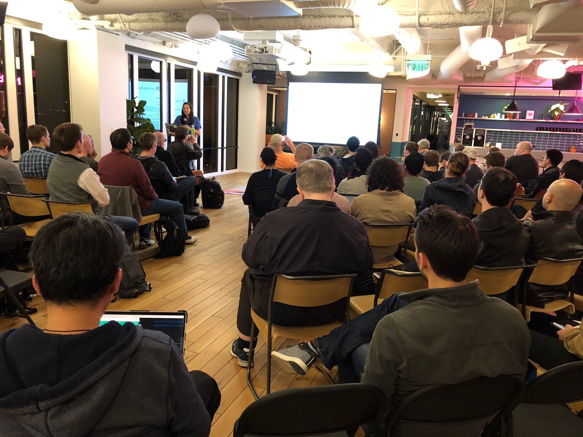 mrsanfran2's tweet photo. BIG THANKS, @nikgraf @danimman @_schickling @sorenbs @appwiz @mikeparisstuff for speaking at @Glassdoor and @goserverless meetup. Learned a lot about @apollographql tools, @graphcool #prisma, @awsformobile #appsync and shared our work on #serverlessgraphql https://t.co/OLcbbK9e1Z