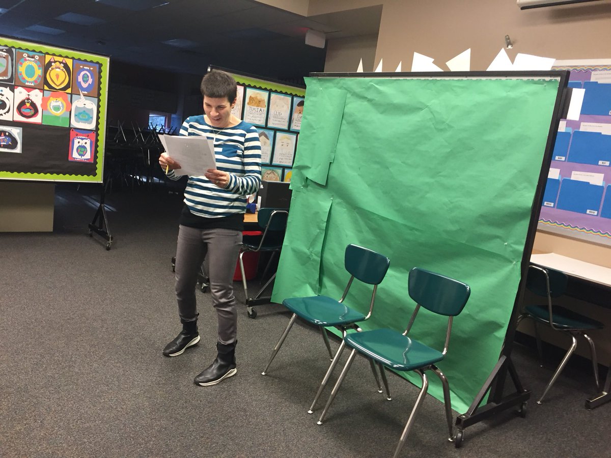 JenButlerTeach's tweet photo. Teachers @NancyRylesElem having fun recreating a favorite movie scene using @DoInkTweets #futurereadyBSD https://t.co/rxtOV2PyX3