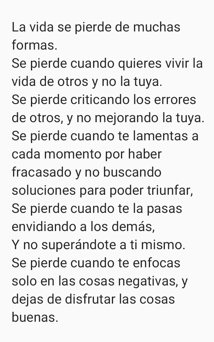 dondeberta's tweet photo. La vida no se pierde cuando dejas de respirar, sino cuando dejas de ser feliz. https://t.co/SuKXivmEJd