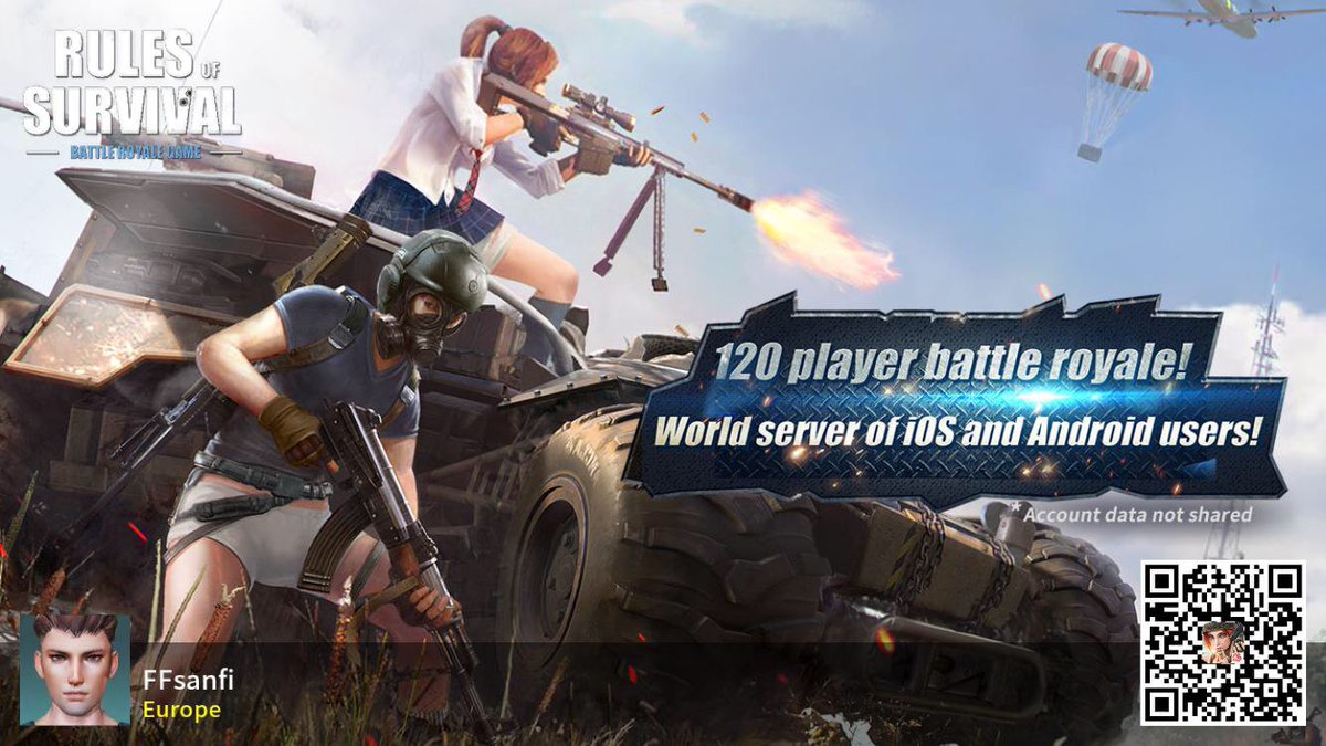 FF_Sanfi's tweet photo. #RulesofSurvival https://t.co/apqXfPiZ20