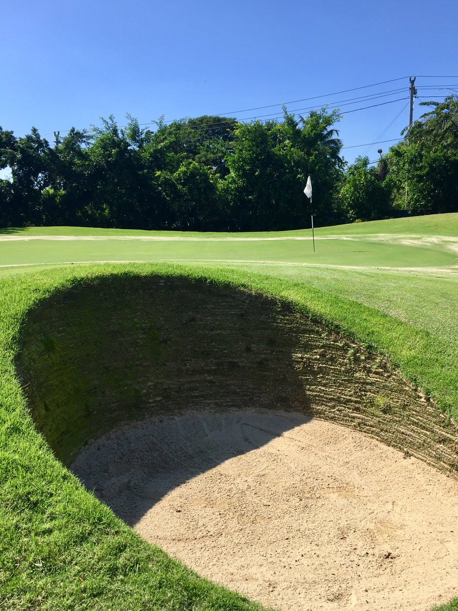 Awesome changes here at Santo Domingo CC courtesy of <a href="/BowmanGolf72/">Bowman Golf Design</a> ...GreenBall Golf ....<a href="/RainBirdCorp/">RainBirdCorp</a>