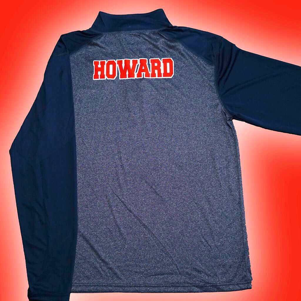 HowardUGear's tweet photo. HU Quarter Zip Jackets are almost sold out. Jackets available in select sizes, The First 5 people to contact us will get their jacket at a discounted price of $20! Campus dropoffs available. Don't miss this offer #Bison #TheMecca #HU https://t.co/NMCkLSMNlR