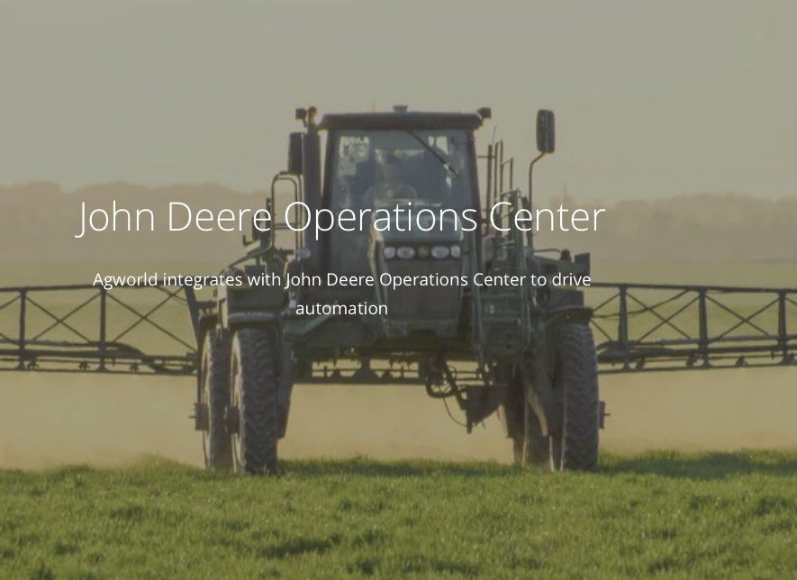 hutcheonpearce's tweet photo. BREAKING: New integration between John Deere Operations Centre & the Agworld platform! For more information contact TECSight: 02 5924 5111 Read more: https://t.co/FkTC314Eq5
#JohnDeere #Agworld https://t.co/woUlxtH9T1