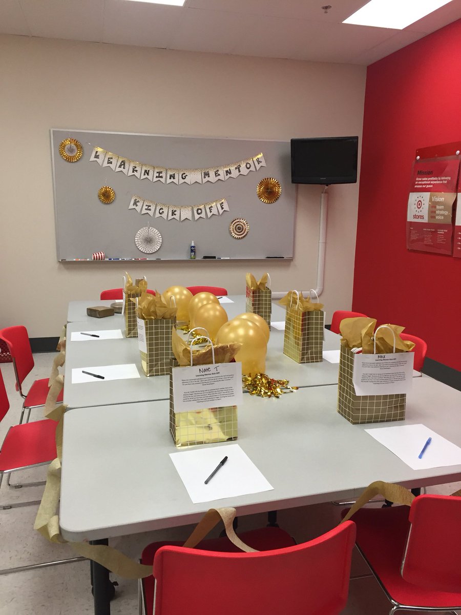 Learning mentor kick off #1 was a success!  Love our dream team here at the #NewAltoonaTarget #T1939