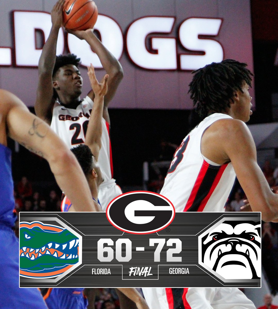 #RaiseTheFlag! Georgia hands Florida its second-lowest scoring output of the season and its largest in-conference loss of the season. 

#UGA-72 #UF-60. Final. #UFvsUGA                                                      

#CommitToTheG