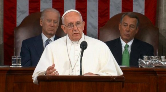 IGsolidarityNET's tweet photo. In 2015, Congress welcomed Pope Francis, who offered reflections on great Americans like Martin Luther King Jr., Thomas Merton, Dorothy Day, and Abraham Lincoln. #Pope2Congress #SOTU18 https://t.co/RZLDYWodDt