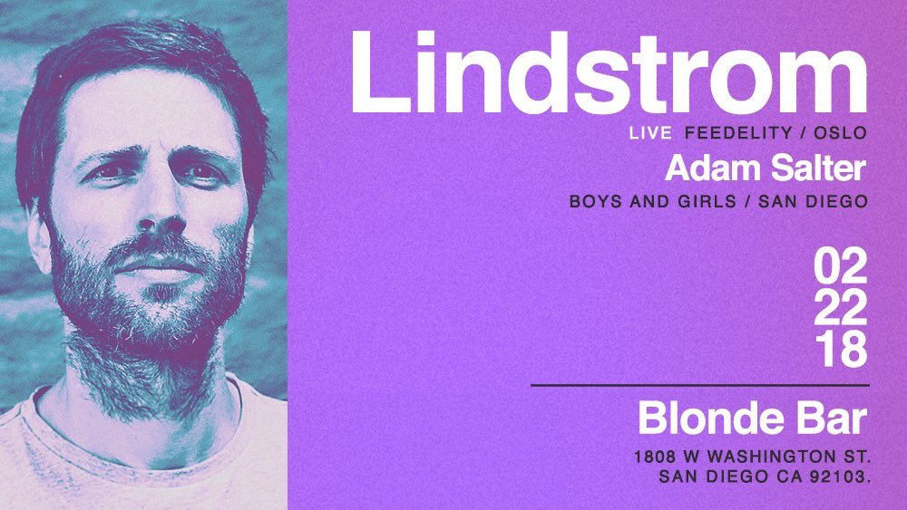 Lindstrom in #sandiego 2/22