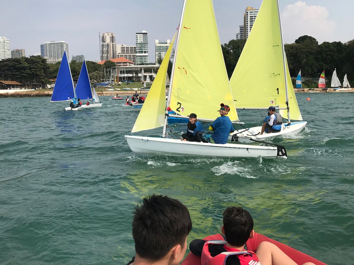 RegentsSchool's tweet image. Members of Regents&apos; sailing CCA entered into the annual Inter-school Sailing Regatta at the Royal Varuna Yacht Club over the weekend. We competed against 48 other students from 5 international schools and got through to the quarter finals. Well done team Regents! #GoRISPSecondary
