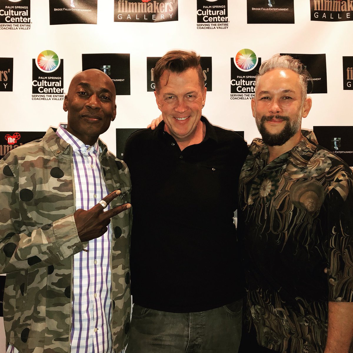 .@CarltonWilborn (left) and .@KevinStea (right) known to millions in .@Madonna ‘s Truth or Dare bare their souls in .@StrikeAPoseDocu ... seen here with .@promohomotv Producer/Host #NicholasSnow