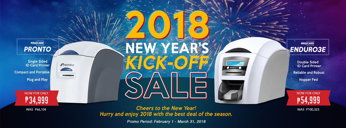 CompetitiveCard's tweet image. A special kick-off promotion for our MagiCard Printers! Hurry and enjoy our limited offer only until March 31, 2018.