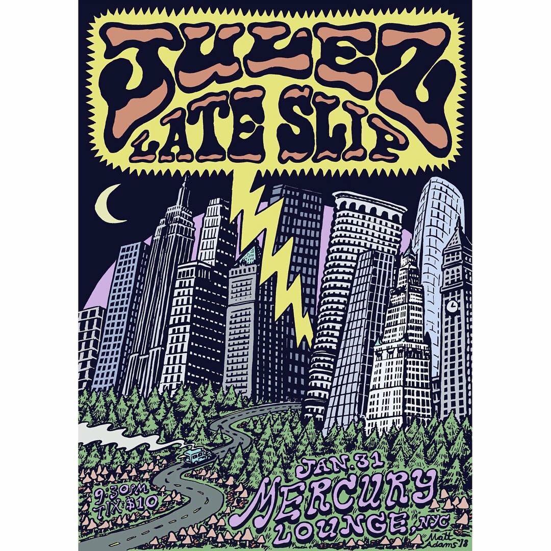 diamond_field's tweet photo. On bass duties again tomorrow night 1/31 for @lateslip at the @MercuryLoungeNY Will be a kick-ass show - looking forward to blasting it out at this great venue alongside Julez in the bill. And we have two posters 😊🎸🌙 aren’t we lucky! 9:30pm doors. #rocknroll #lateslip https://t.co/wNIPWXr0dV