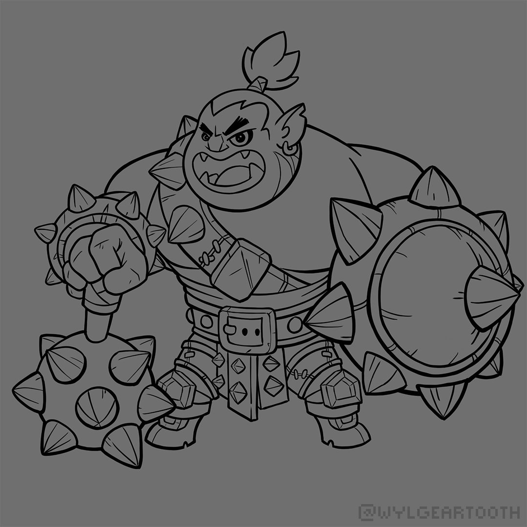 wylgeartooth's tweet photo. Zug zug! Gonna take a break from playing #worldofwarcraft because I need to level up my RL skills. *runs back to drawing board pfft...* \o\ #procreate #procreateapp https://t.co/f05D5v3lWN