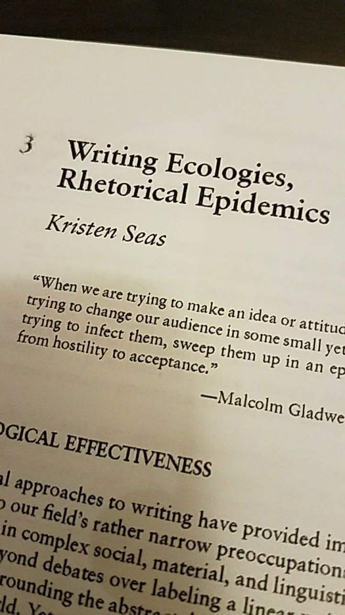kstrhet's tweet photo. So, I'm *THAT* professor assigning her own work to her students. But I don't care. This is still my favorite piece and it fits perfectly into my topics course on social/mobile media writing. #mediaecosystems #rhetoricalcontagions https://t.co/SPaLlD4iyS