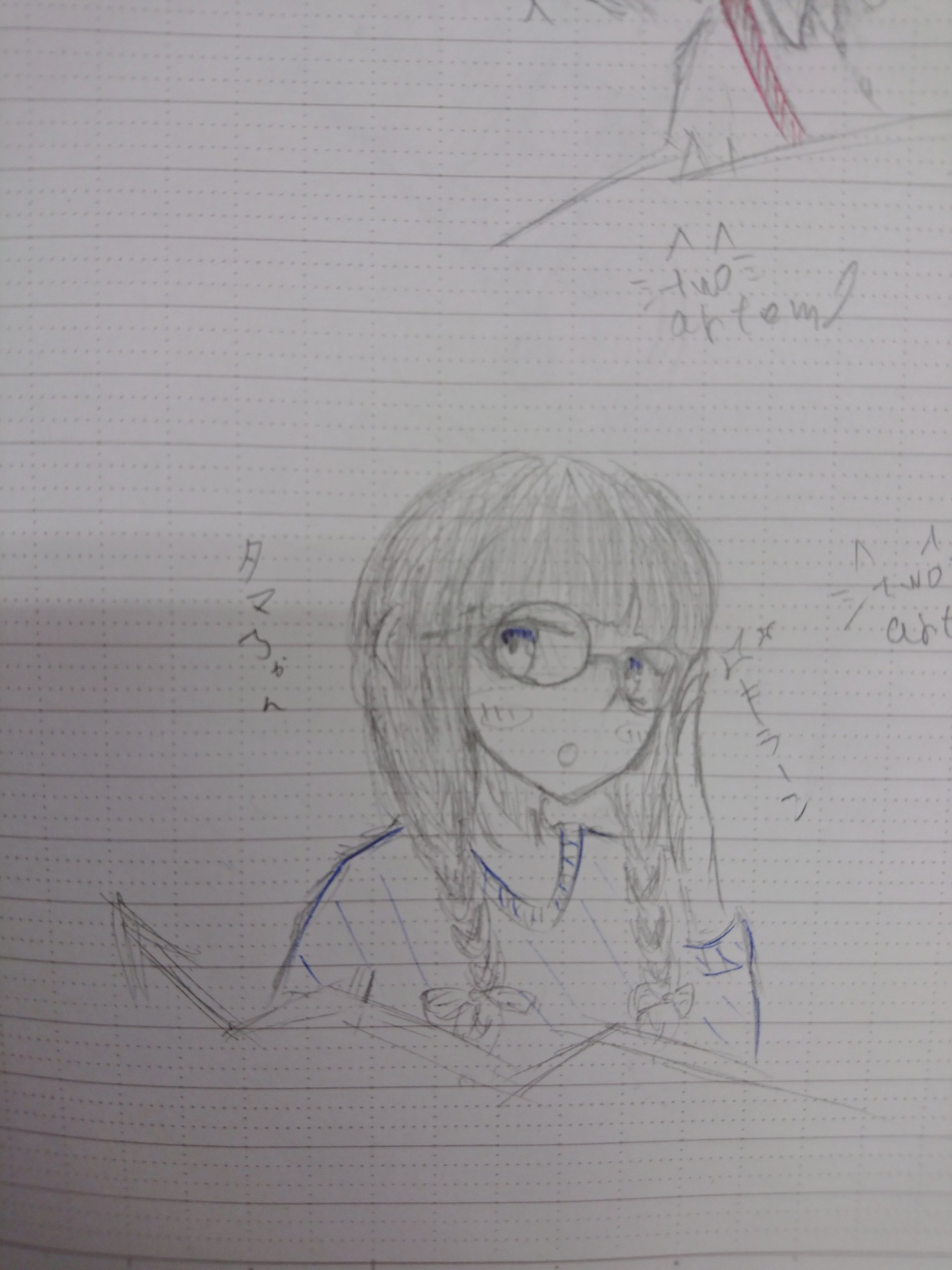 Two Artem とぅあるす ちびまる子ちゃんより まる子とたまちゃん自分なりに美化風に書いてみるの巻 学校で写真撮るとかいう無謀行為w By Sakko 落書き イラスト ちびまる子ちゃん 美化 T Co Ra4bmuwnpo Twitter
