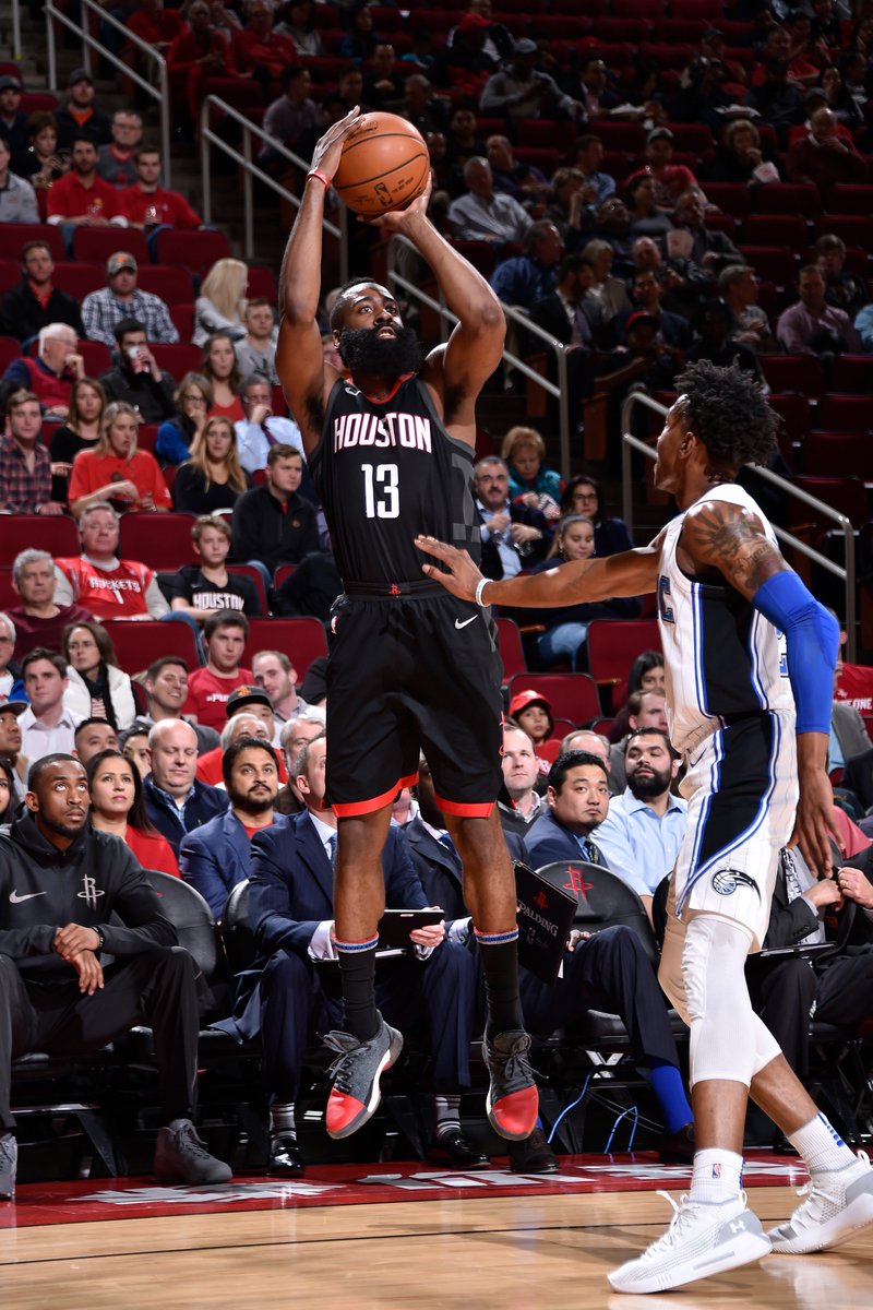 NBA's tweet photo. 60 points. 11 assists. 10 rebounds. This is not a typo.

#JamesHarden makes @HoustonRockets history.

HOU beats @OrlandoMagic 114-107. https://t.co/H92qD7R1yr