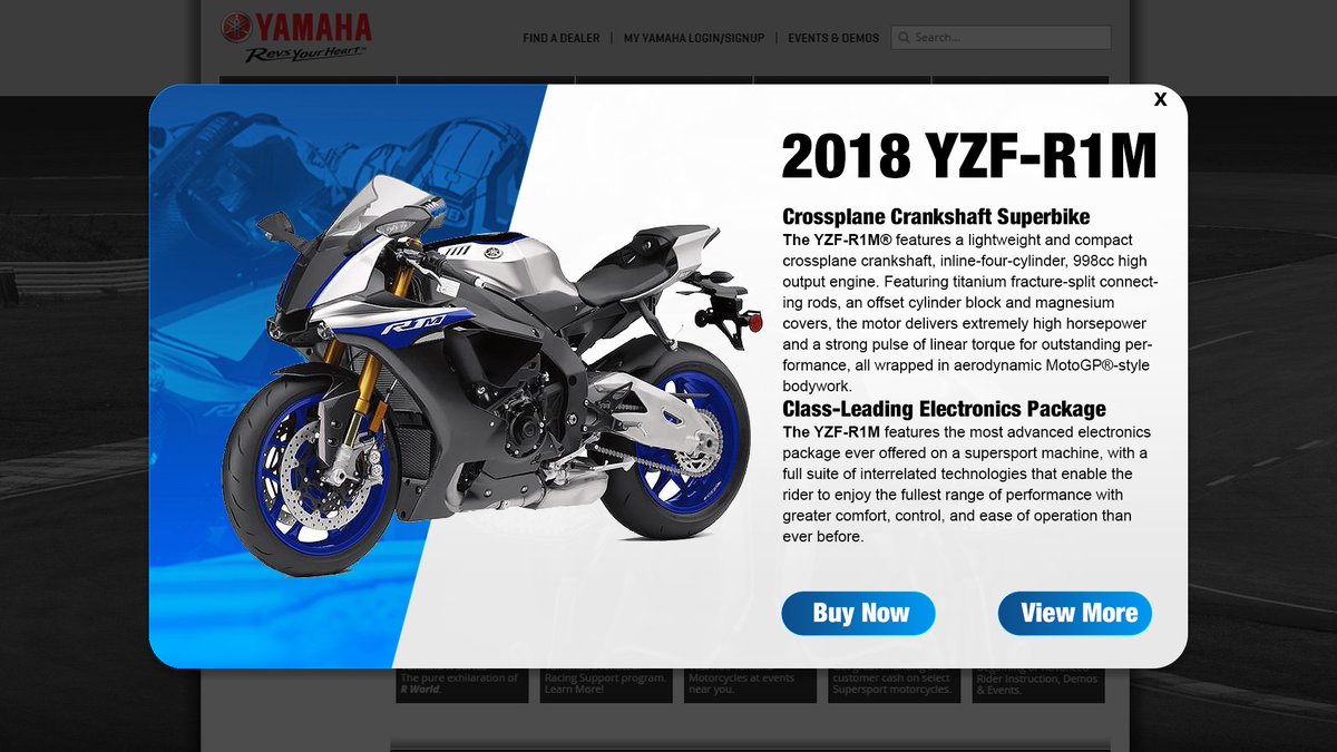 desmondkoh_'s tweet photo. #ThirtyUI Day 2: @YamahaMotorUSA Product Card
HD: https://t.co/QR8WacMJEQ
RTs and Likes Appreciated. https://t.co/WWc4sqwHOZ
