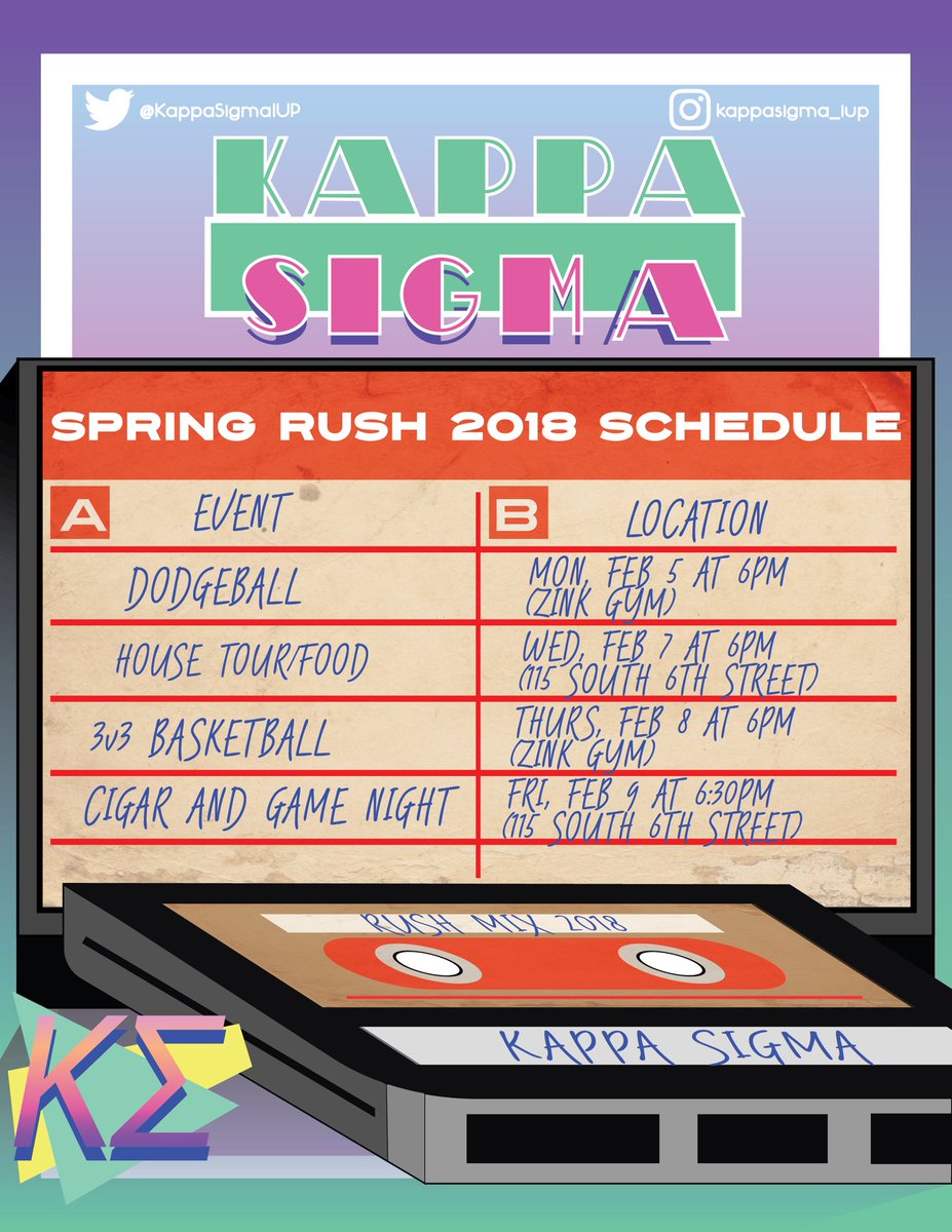Kappa Sigma IUP tweet media