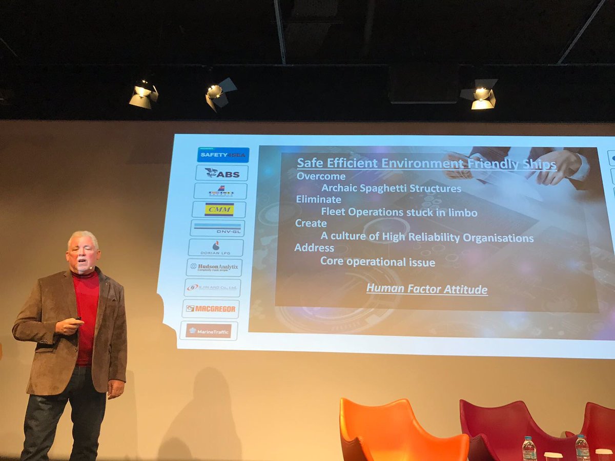 Interesting quotes at #SMART4SEA conference, @TransasCEO / @Transas_Global: "Before start talking about more technology, let us think about the existing structure and human interface. Disruption appeals to next generation!" #smartship #humanfactor #disruption