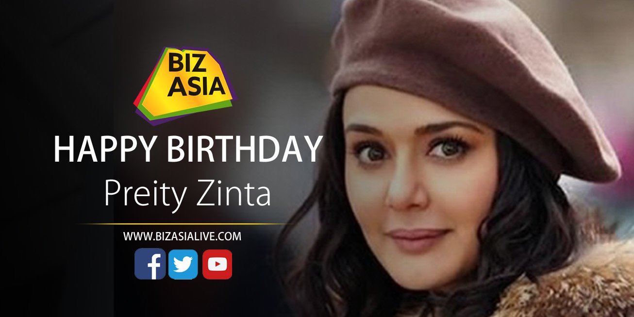  wishes Preity Zinta a happy birthday.  
