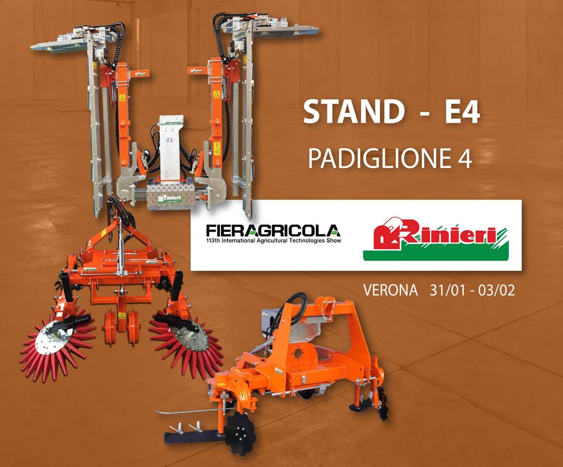 Si comincia... <a href="/fieragricola/">Fieragricola Verona</a> 
Rinieri macchinari agricola nel Pad 4 stand E4
