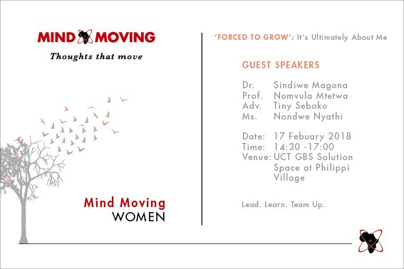 MindMoving17's tweet photo. This is the poster of Mind Moving WOMEN.
Mind Moving WOMEN is a space for women to find cheer in their own empowerment - to galvanise them to Lead - to Learn and to Team Up.
Admission fee is R180.
#MindMoving https://t.co/IuJWbgHmhw