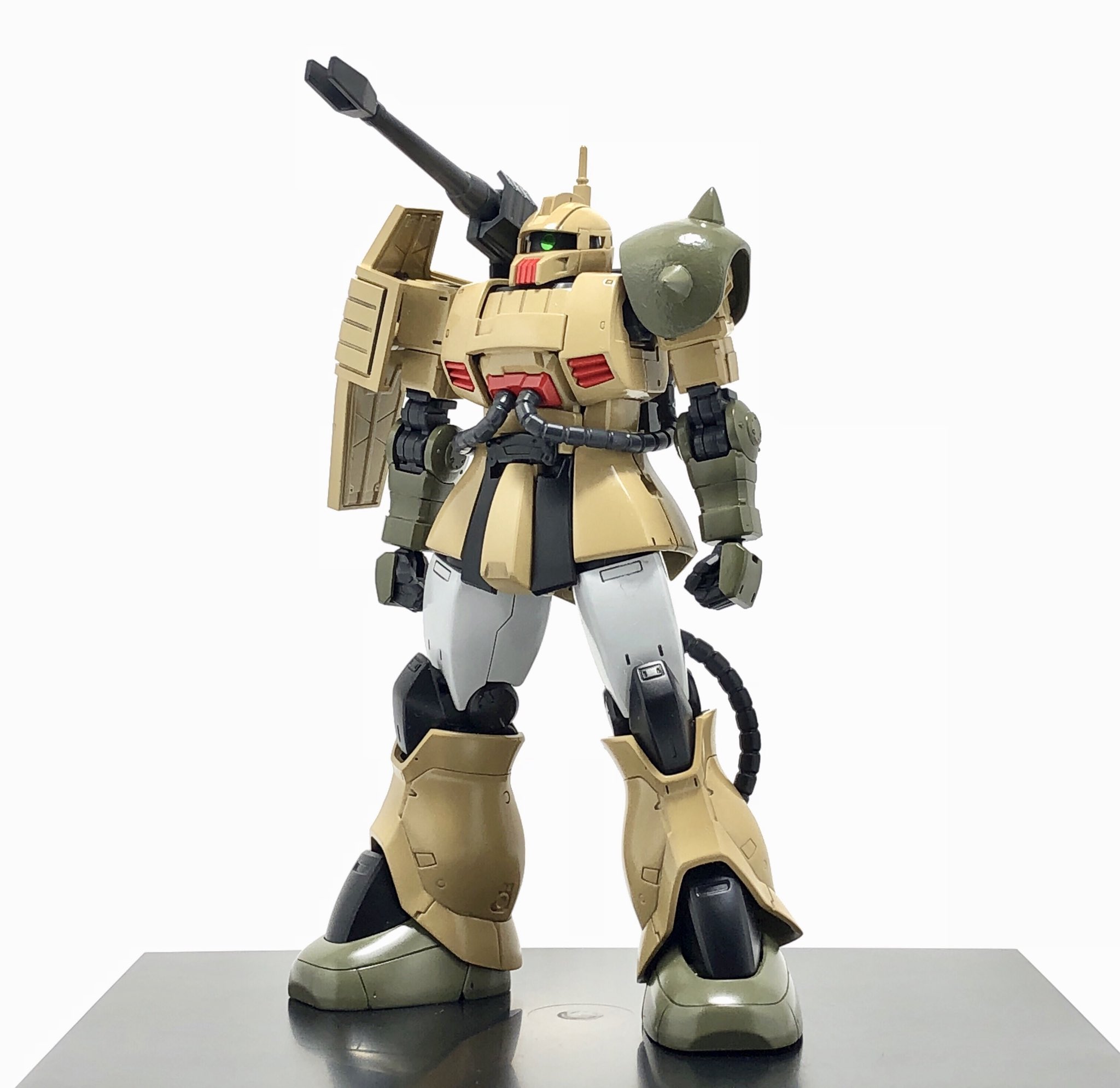 雪丸 ザクキャノン テストタイプ 塗装とスミ入れまで完了 あとはデカール貼りとつや消し T Co 0fe9nrstcd Twitter