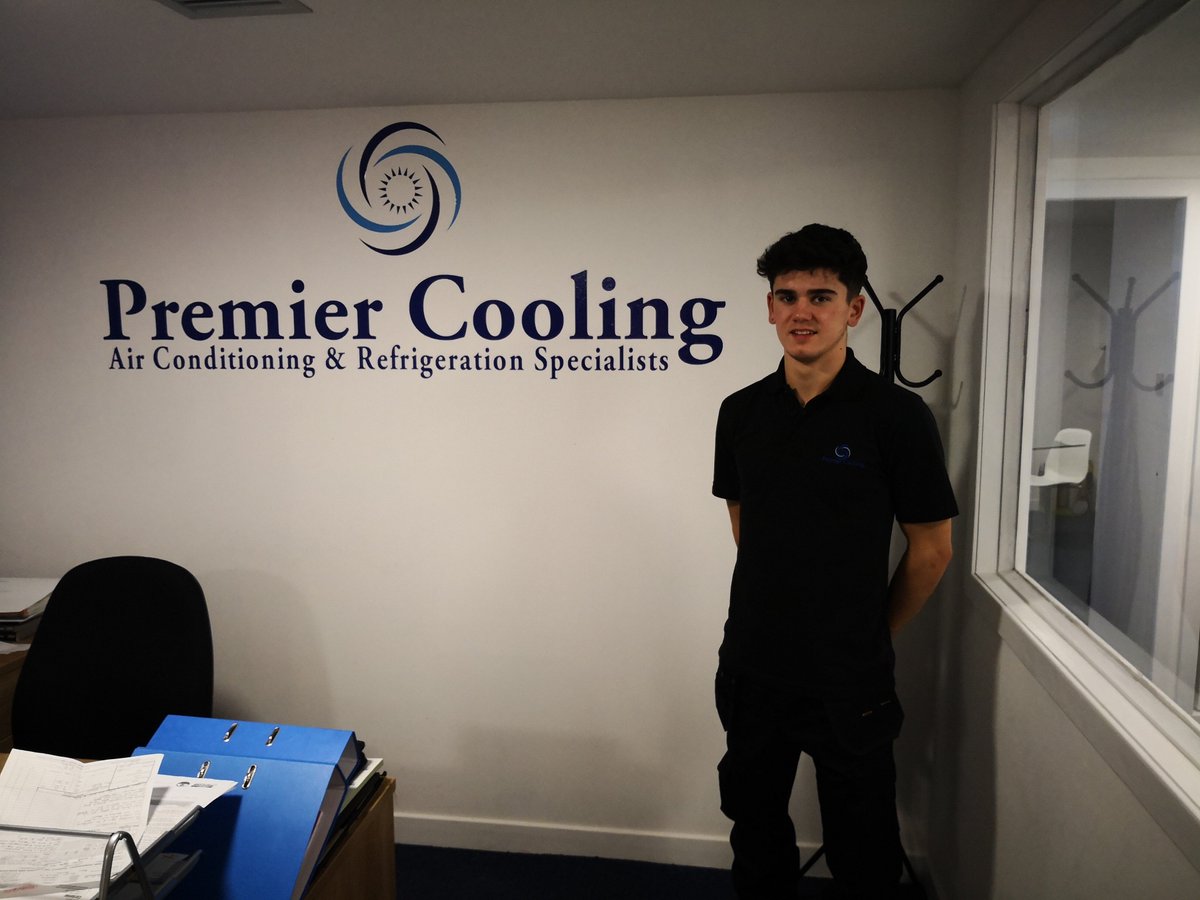Premier Cooling would like to welcome Michael Eaton to the team. 
Michael joins the team as an air conditioning and refrigeration apprentice and will start college at Tullos Training later this year. Premier Cooling are committed to the future of our city and trade.